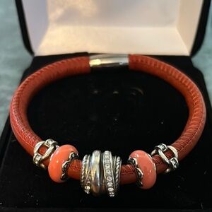 Elegant Brighton Woodstock Coral Bracelet